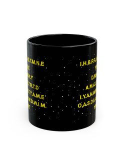 i have brought peace Black Mug