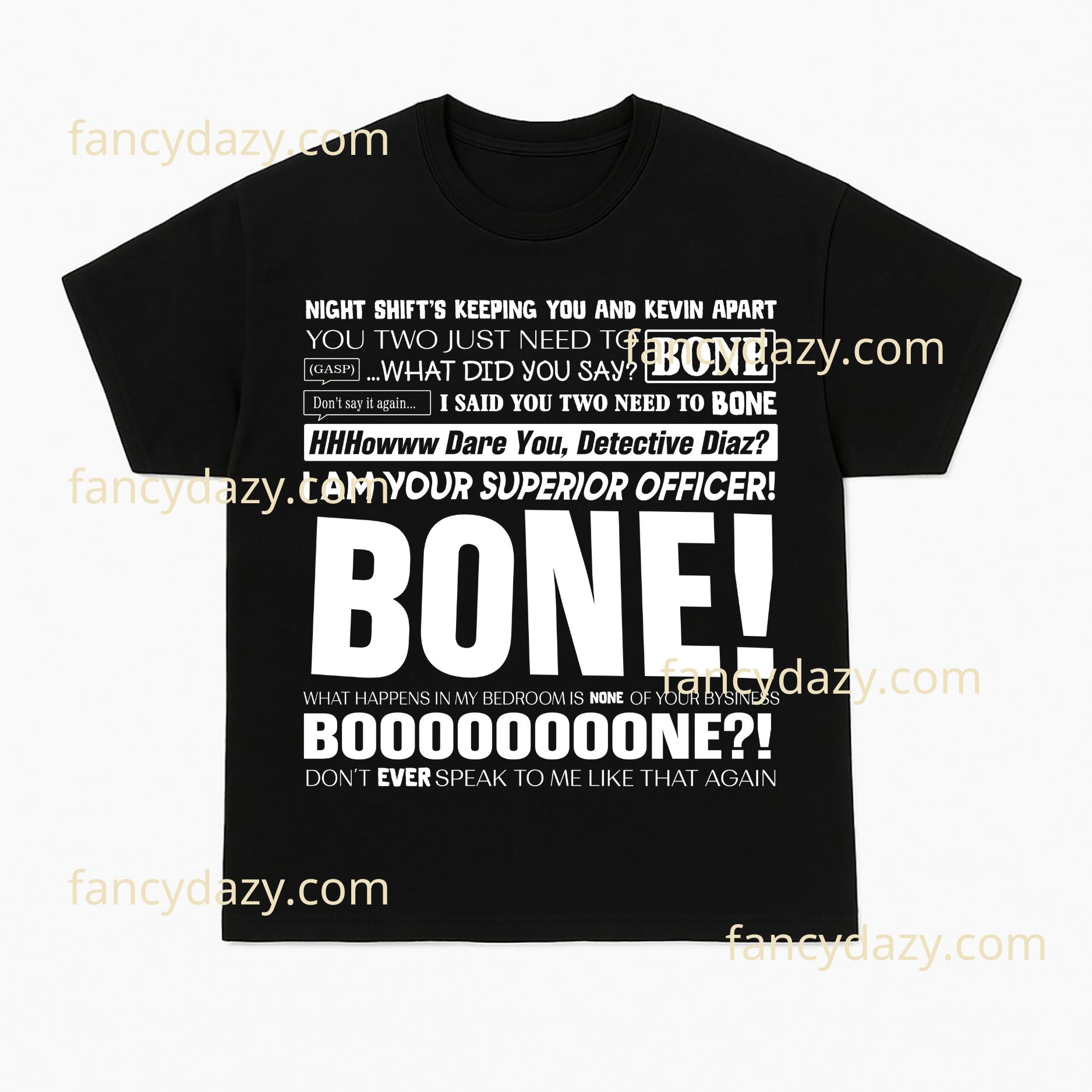 Brooklyn Nine-Nine “BONE” Quote T-Shirt Brooklyn Nine-Nine “BONE” Quote T-Shirt
