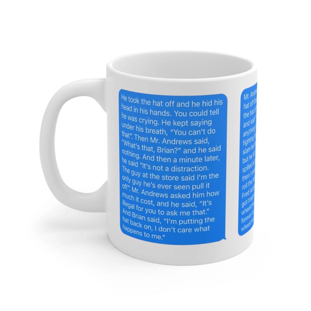 ITYSL Court Case Text Mug