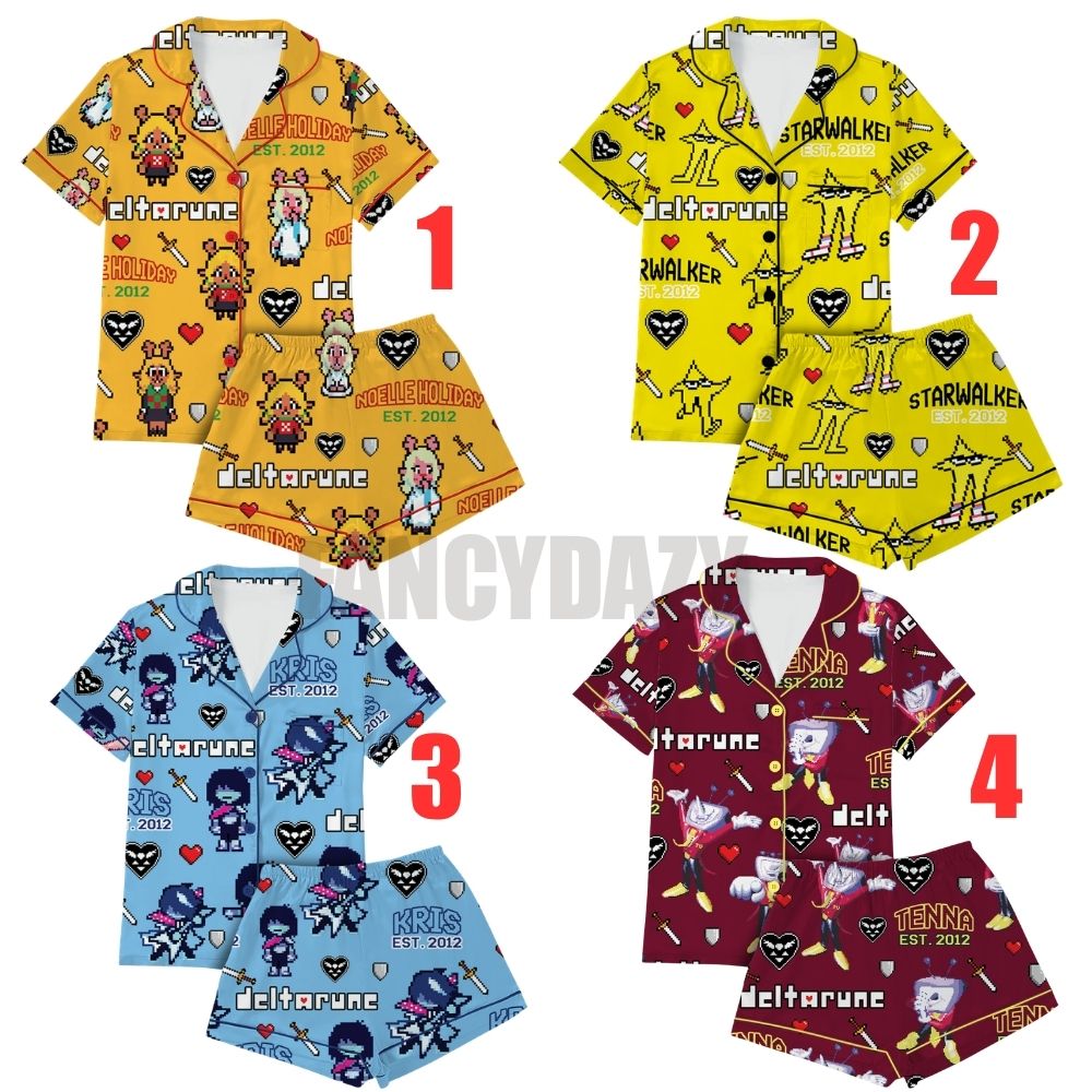 Deltarune Pajamas Set Collection 3 Deltarune Pajamas Set Collection 3