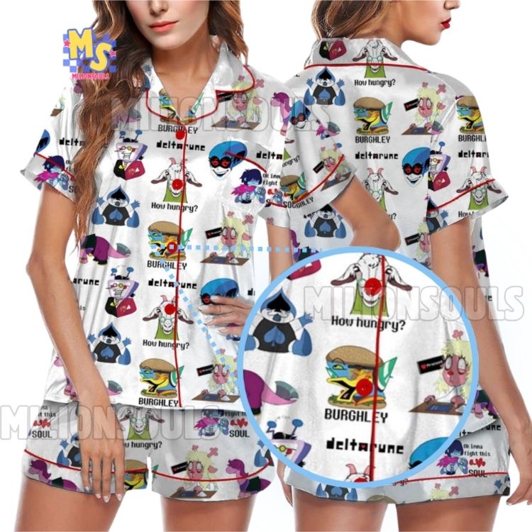 Deltarune Pixel Art Pajamas Set Deltarune Pixel Art Pajamas Set