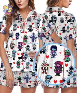 Deltarune Undertale Characters Pajamas Set