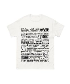 Donald Trump NATO Swipe Left Shirt