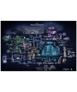 UNFRAMED Map Of Hallownest Poster UNFRAMED Map Of Hallownest Poster
