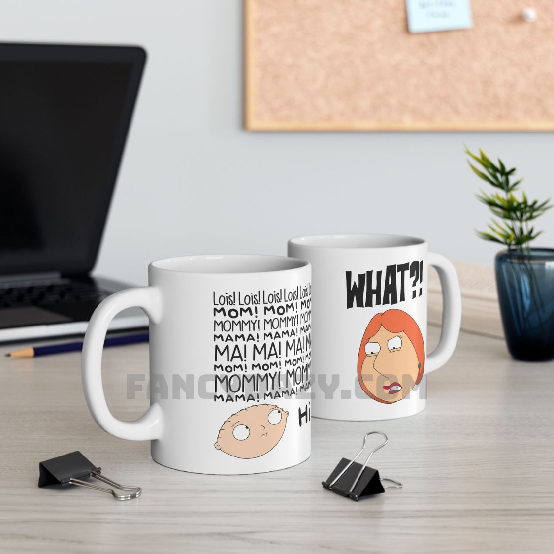 Family Guy Stewie And Lois Mom, Mom, Mommy Mug Family Guy Stewie And Lois Mom, Mom, Mommy Mug