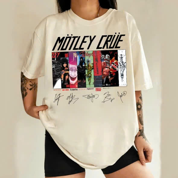 Motley Crue Album Cover Shirt Motley Crue Album Cover Shirt