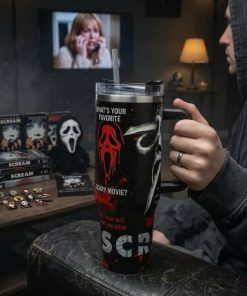 Ghostface Run Don’t Scream Tumbler 40oz 1pc