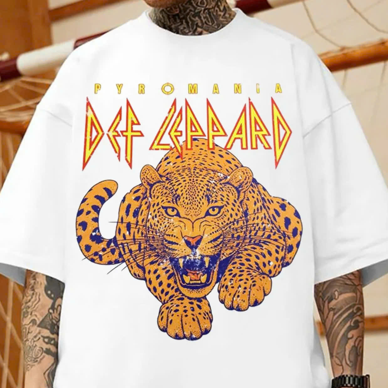 Def Leppard Pyromania Album Shirt Def Leppard Pyromania Album Shirt