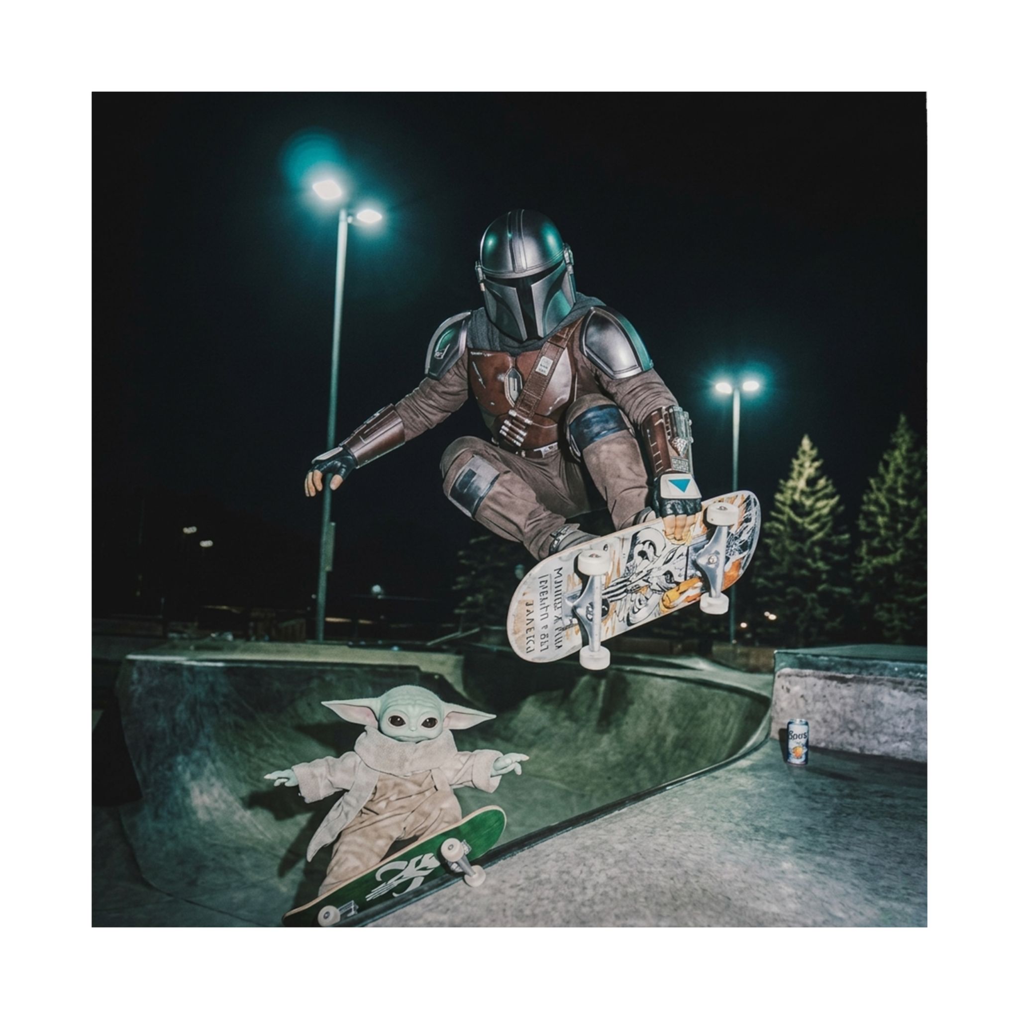 Star War Skateboarding Poster Star War Skateboarding Poster
