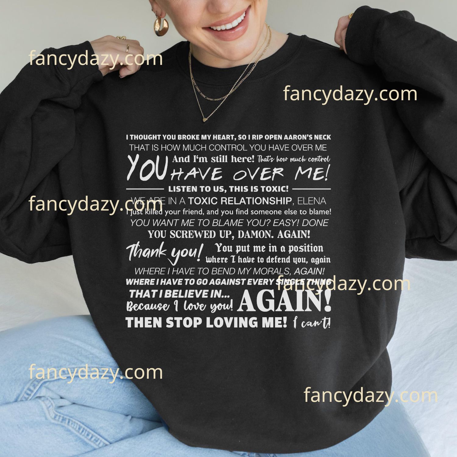 Toxic Relationship TVD Quote Shirt Toxic Relationship TVD Quote Shirt