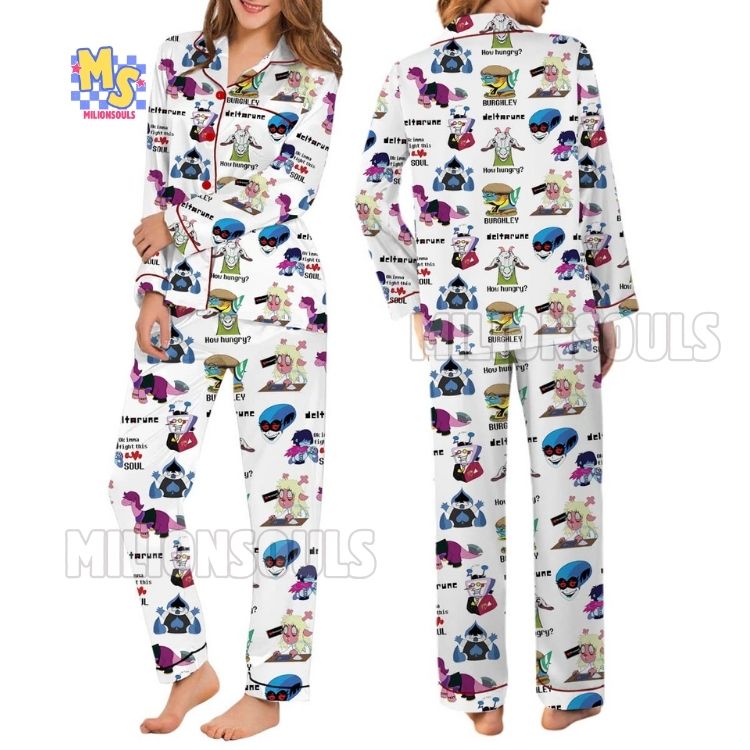 Deltarune Pixel Art Pajamas Set Deltarune Pixel Art Pajamas Set