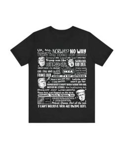 Donald Trump NATO Swipe Left Shirt