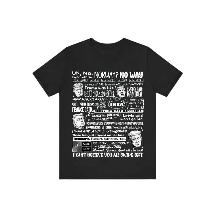 Donald Trump NATO Swipe Left Shirt Donald Trump NATO Swipe Left Shirt