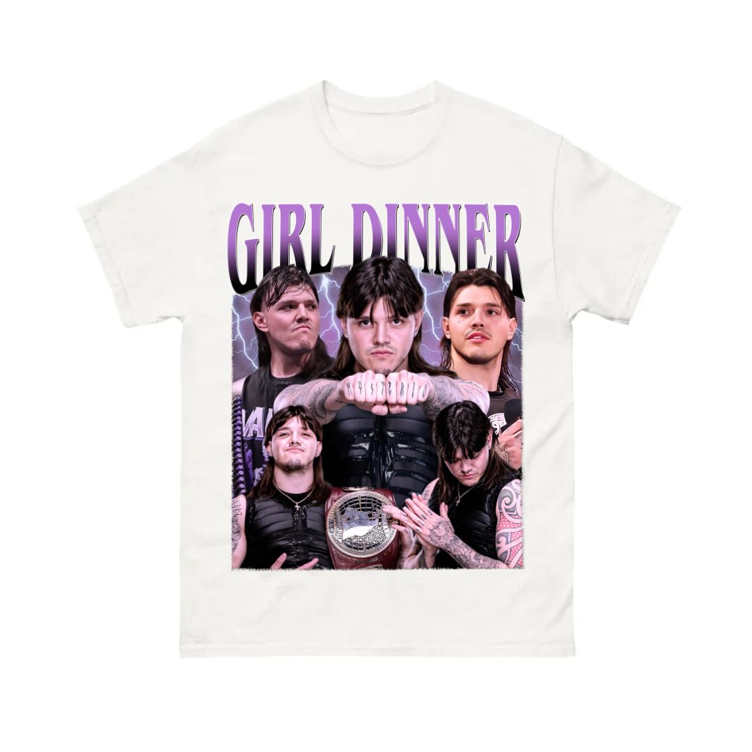 WWE- Dominik Mysterio Girl Dinner Bootleg Shirt WWE- Dominik Mysterio Girl Dinner Bootleg Shirt