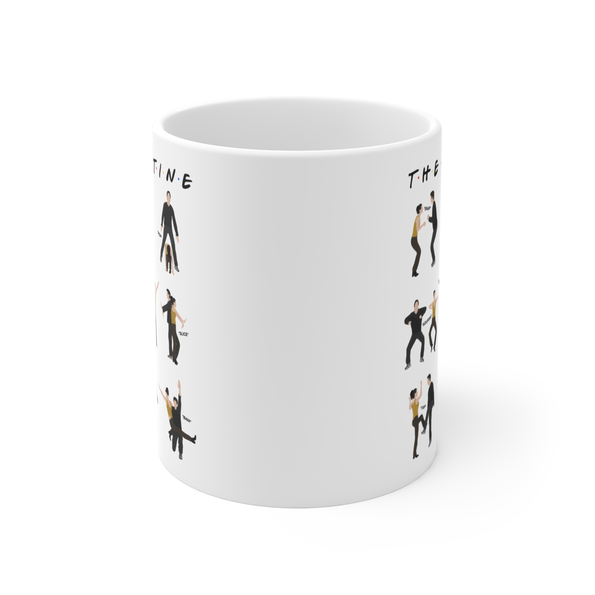 Friends Movie The Routine Mug Friends Movie The Routine Mug