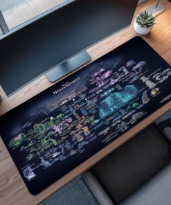 Hollow Knight Hallownest Map Version 2 Desk Mat
