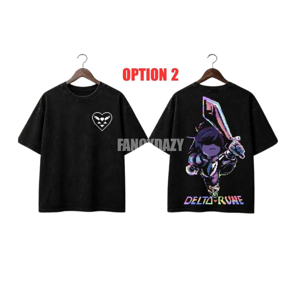 Deltarune Characters Mineral Wash Shirt Collection Deltarune Characters Mineral Wash Shirt Collection