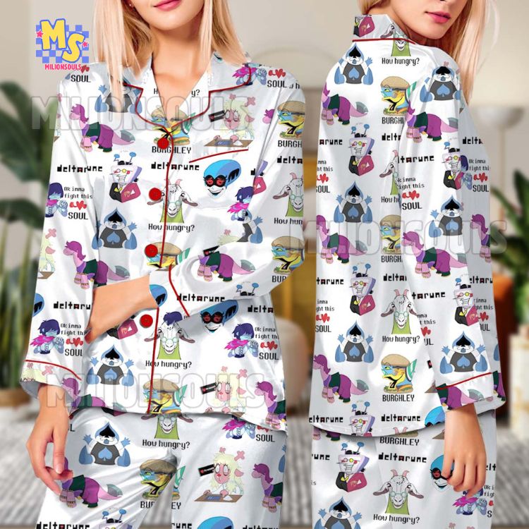 Deltarune Pixel Art Pajamas Set Deltarune Pixel Art Pajamas Set