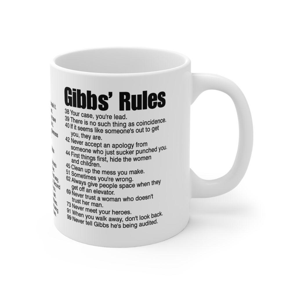 Gibbs’s Rules Mug Gibbs’s Rules Mug