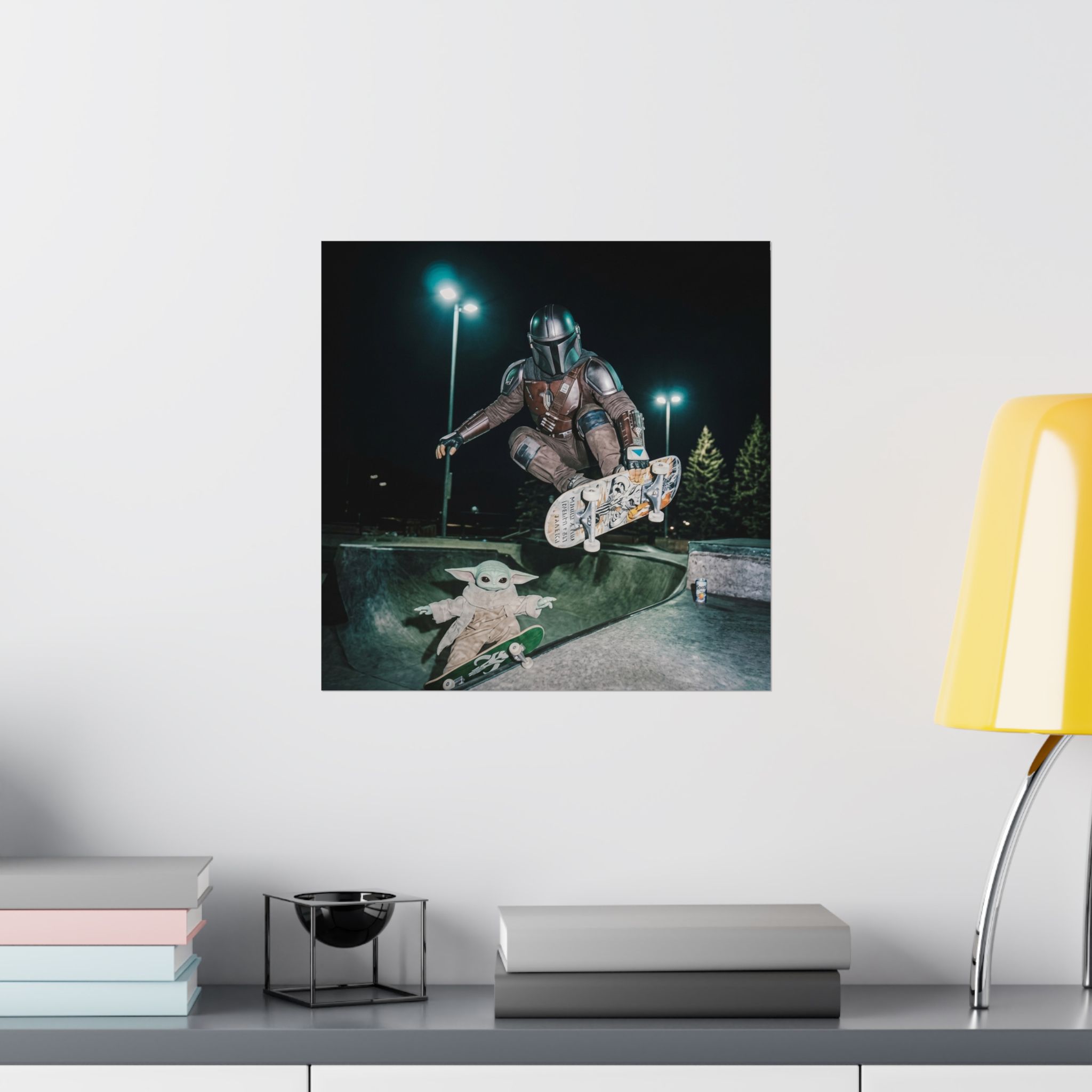 Star War Skateboarding Poster Star War Skateboarding Poster