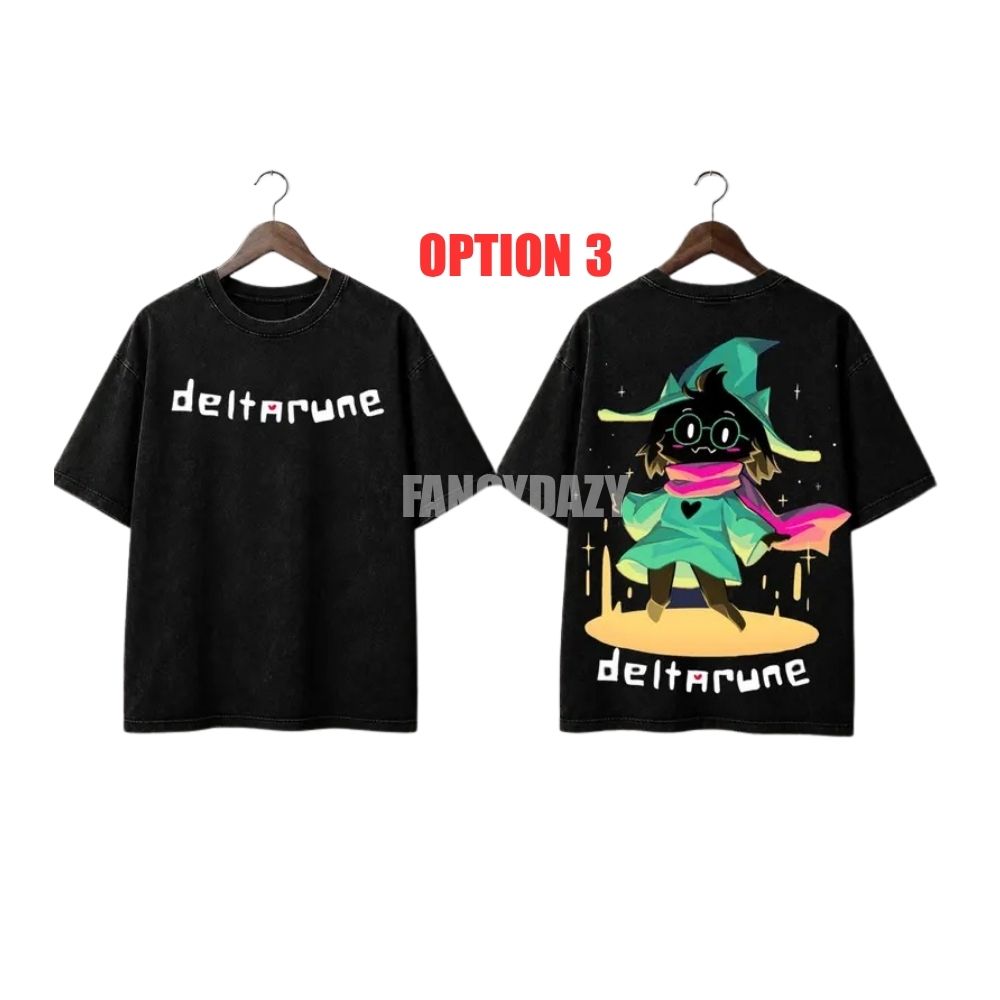 Deltarune Characters Mineral Wash Shirt Collection Deltarune Characters Mineral Wash Shirt Collection