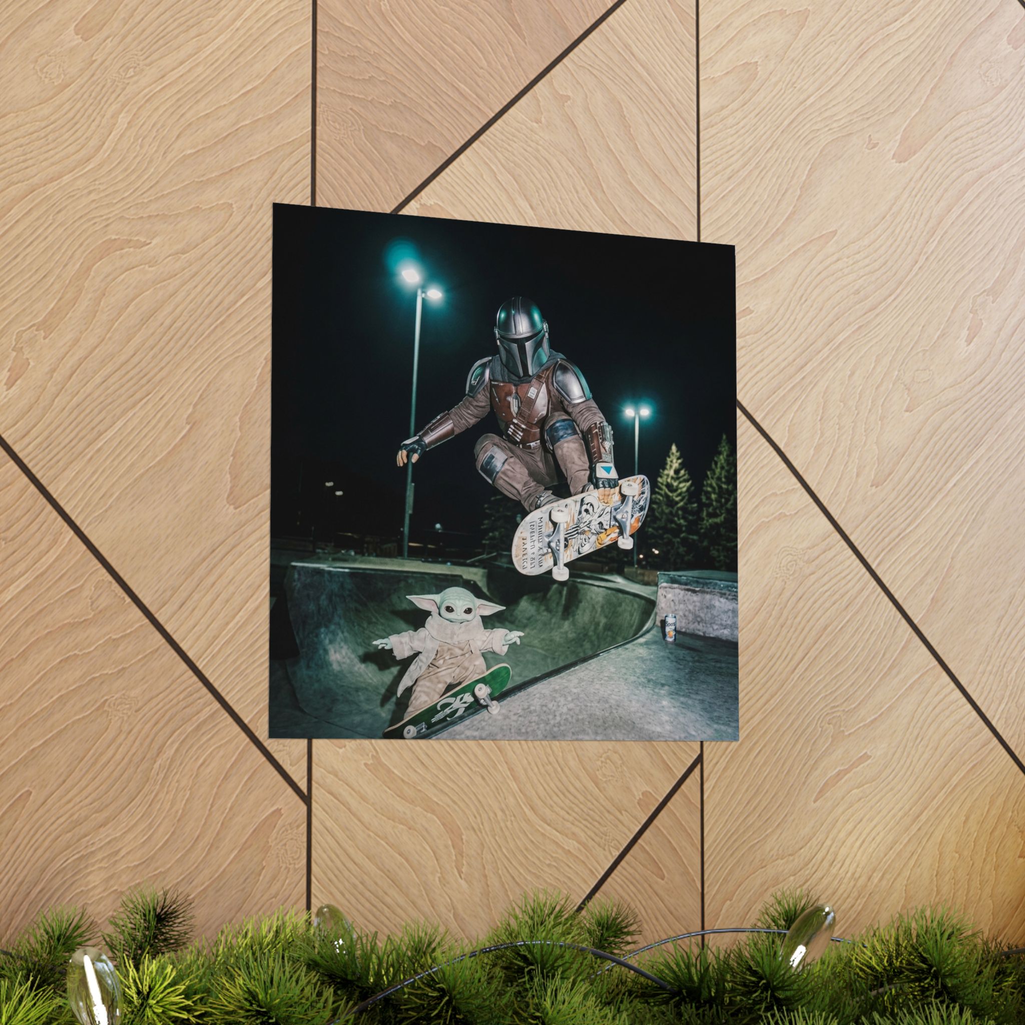 Star War Skateboarding Poster Star War Skateboarding Poster