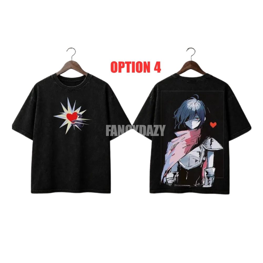 Deltarune Characters Mineral Wash Shirt Collection Deltarune Characters Mineral Wash Shirt Collection