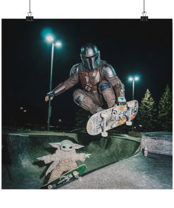 Star War Skateboarding Poster