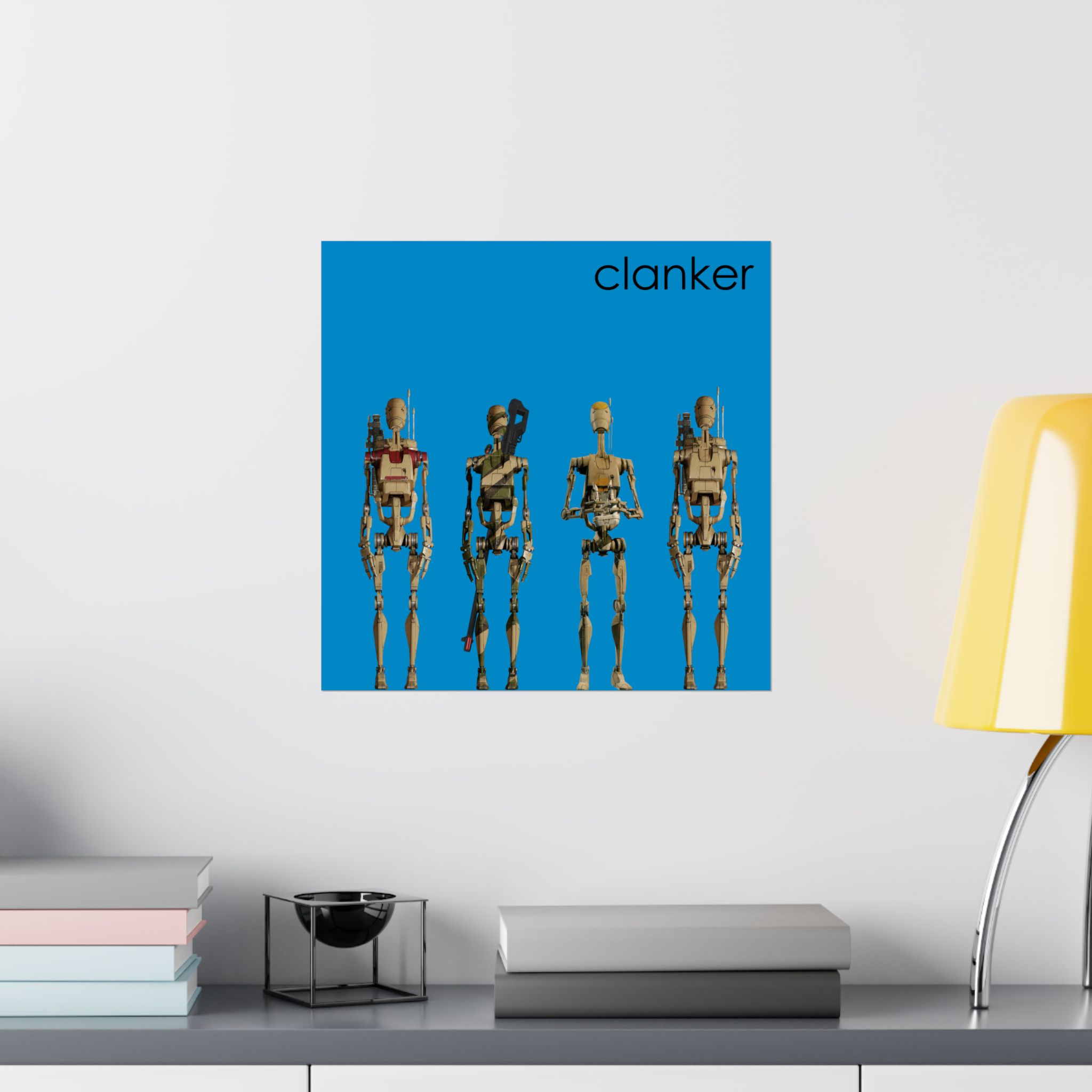 Star War Droids Weezer Poster Star War Droids Weezer Poster