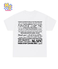 TVD Quotes Damon And Elena Ver 2 Shirt TVD Quotes Damon And Elena Ver 2 Shirt