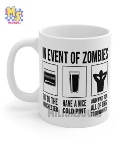 Shaun Of The Dead In Event Of Zombie Mug