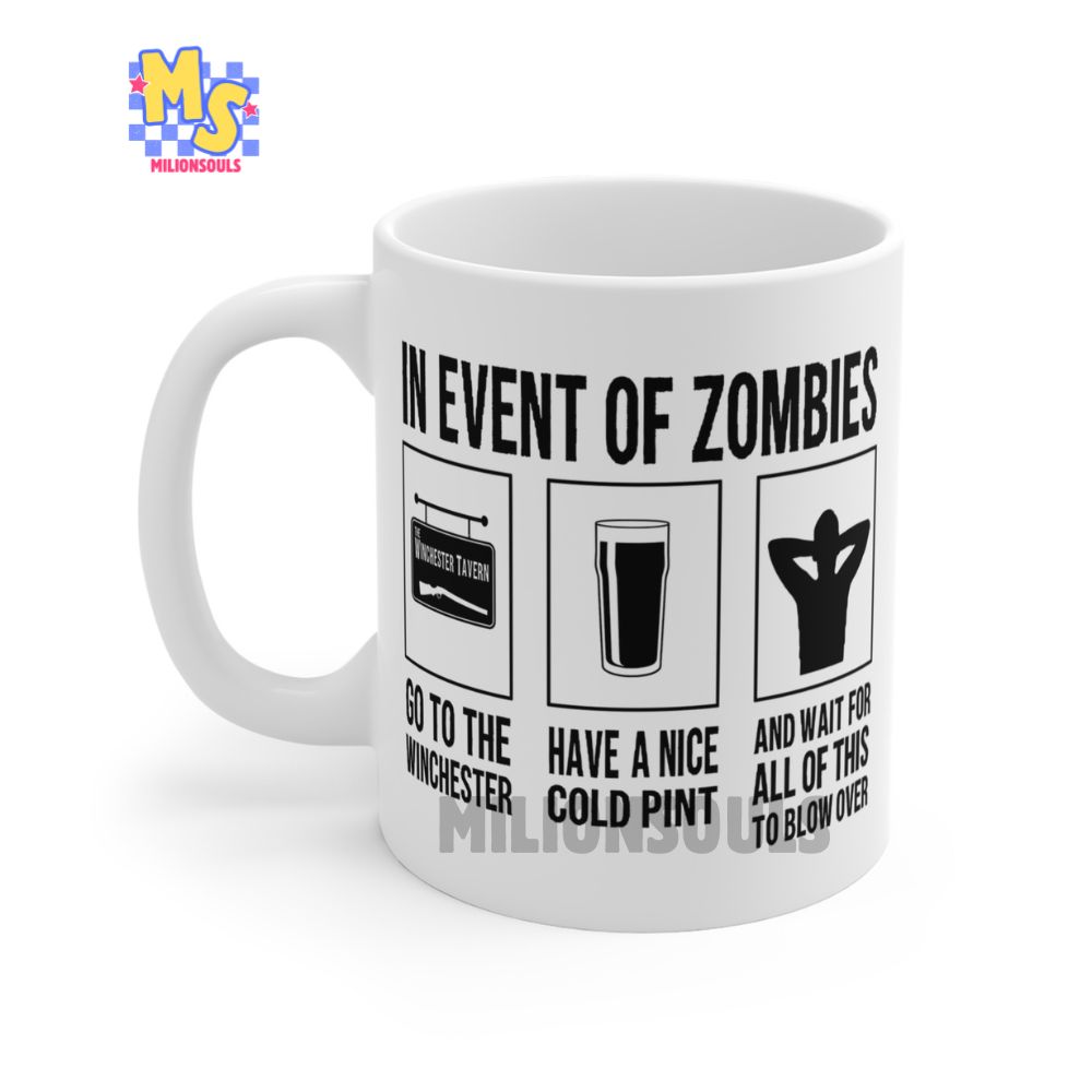 Shaun Of The Dead In Event Of Zombie Mug Shaun Of The Dead In Event Of Zombie Mug