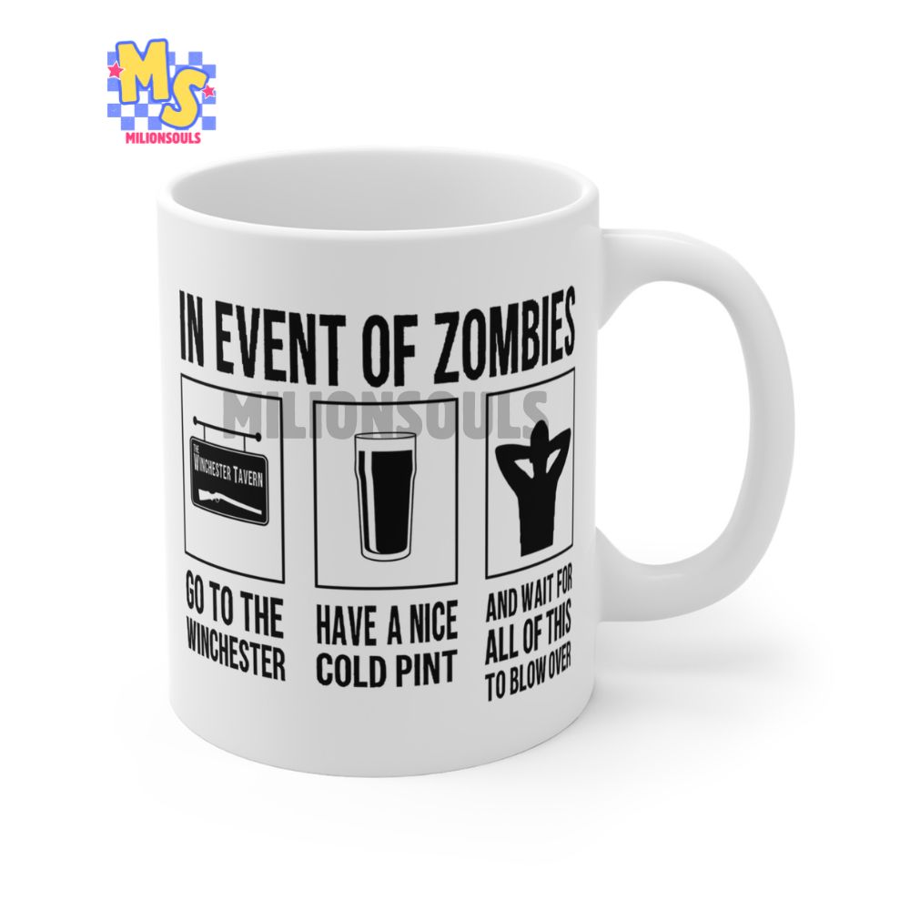 Shaun Of The Dead In Event Of Zombie Mug Shaun Of The Dead In Event Of Zombie Mug