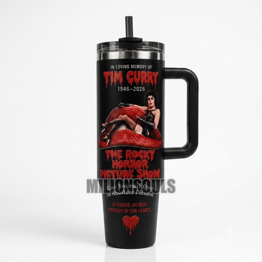 In Loving Memory Of Tim Curry Tumbler 40oz 1pc In Loving Memory Of Tim Curry Tumbler 40oz 1pc