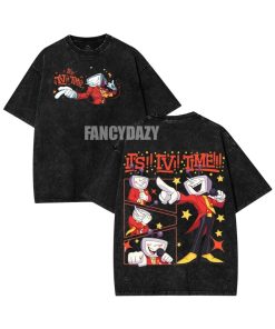 2 Sided – Deltarune Tenna It’s TV Time Mineral Wash Shirt