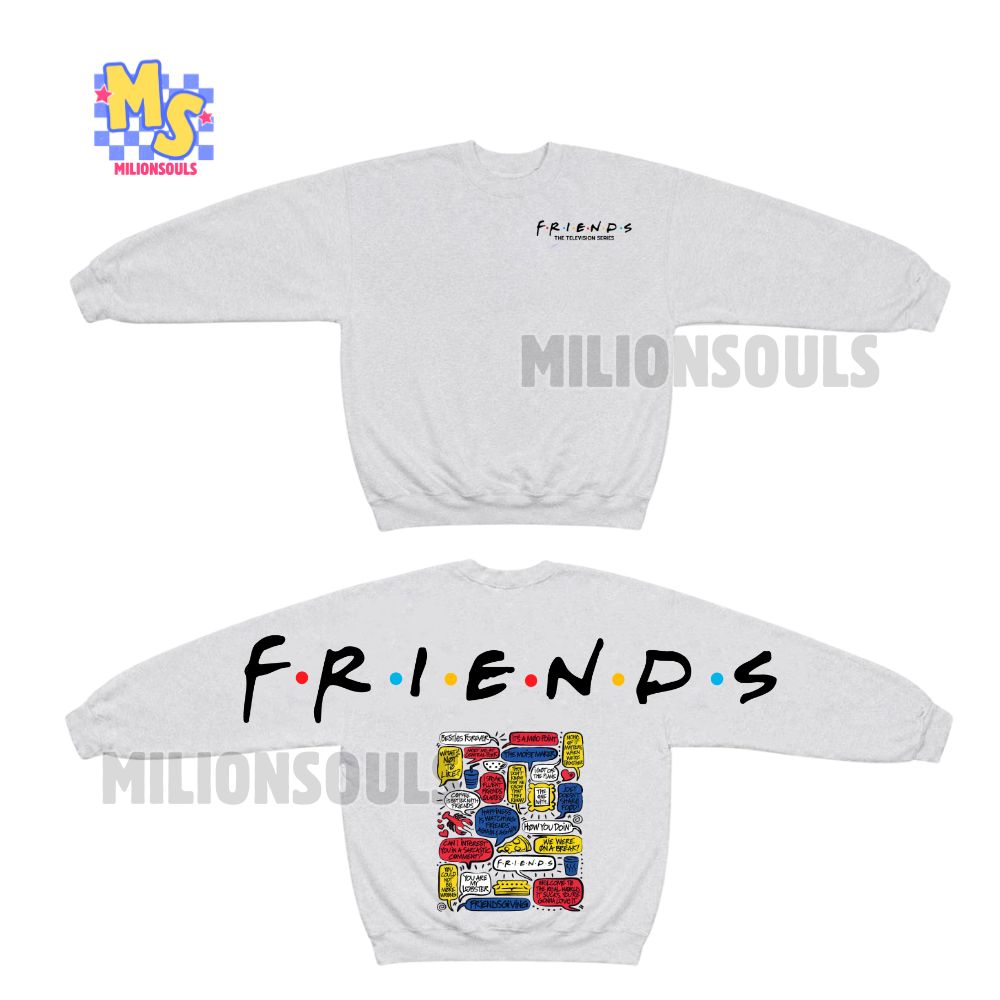 Friends TV Oversized Long Sleeve Shirt Friends TV Oversized Long Sleeve Shirt