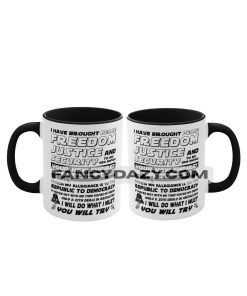 i have brought peace Funny Mug i have brought peace Funny Mug