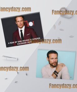 Sam Roland Heughan 2026 Wall Calendar