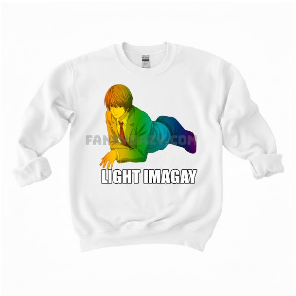 Death Note L Light Imagay Shirt Death Note L Light Imagay Shirt