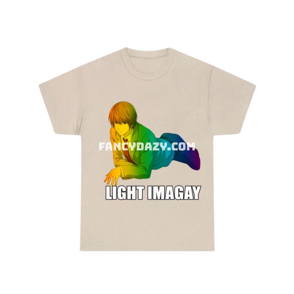 Death Note L Light Imagay Shirt Death Note L Light Imagay Shirt