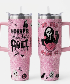 Ghostface No You Hang Up Tumbler 40oz 1pc