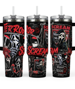 Scream Ghostface Terror Tumbler 40oz 1pc Scream Ghostface Terror Tumbler 40oz 1pc