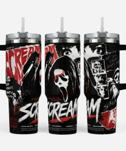 Ghostface What’s Your Favorite Scary Movie Tumbler 40oz 1pc