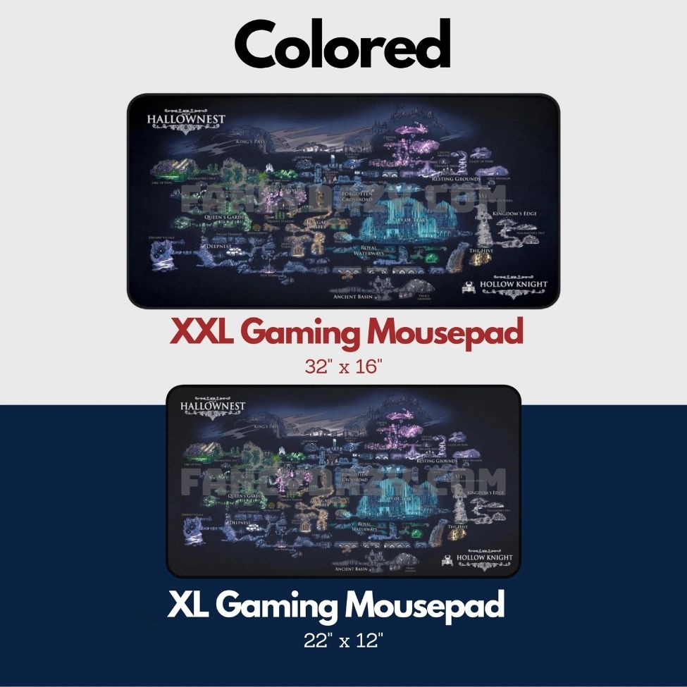 Hollow Knight Hallownest Desk Mat Hollow Knight Hallownest Desk Mat