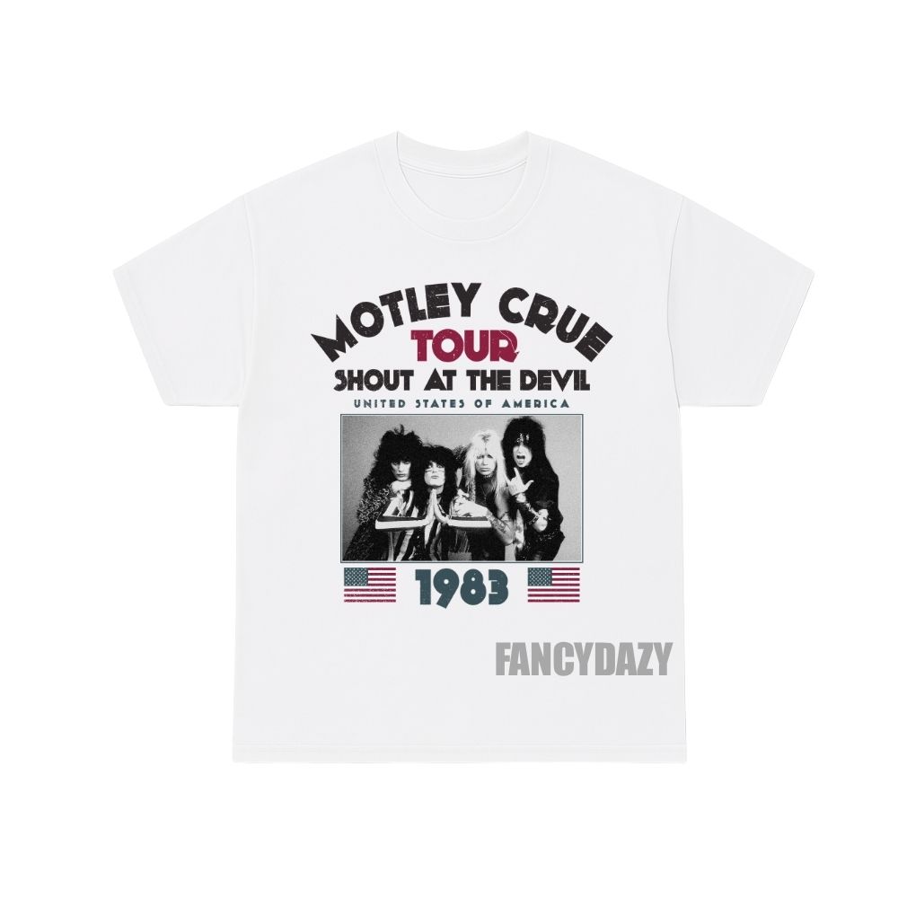 Motley Crue Shout At The Devil Tour 1983 Shirt Motley Crue Shout At The Devil Tour 1983 Shirt