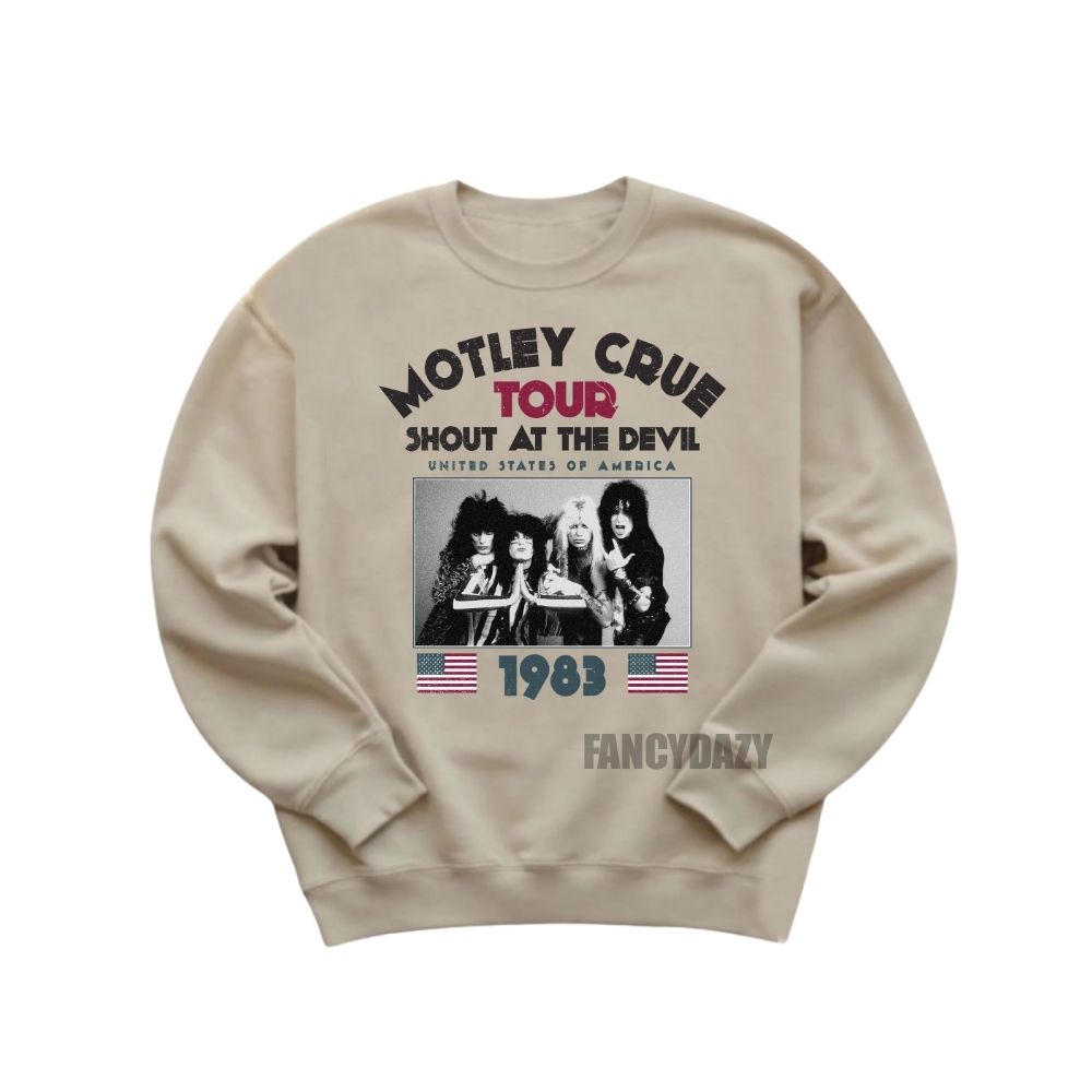 Motley Crue Shout At The Devil Tour 1983 Shirt Motley Crue Shout At The Devil Tour 1983 Shirt