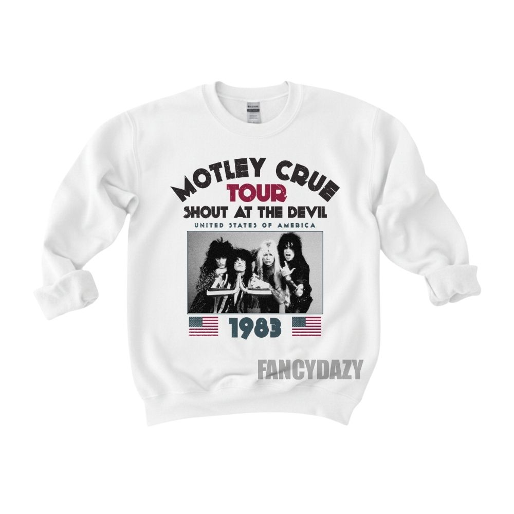 Motley Crue Shout At The Devil Tour 1983 Shirt Motley Crue Shout At The Devil Tour 1983 Shirt