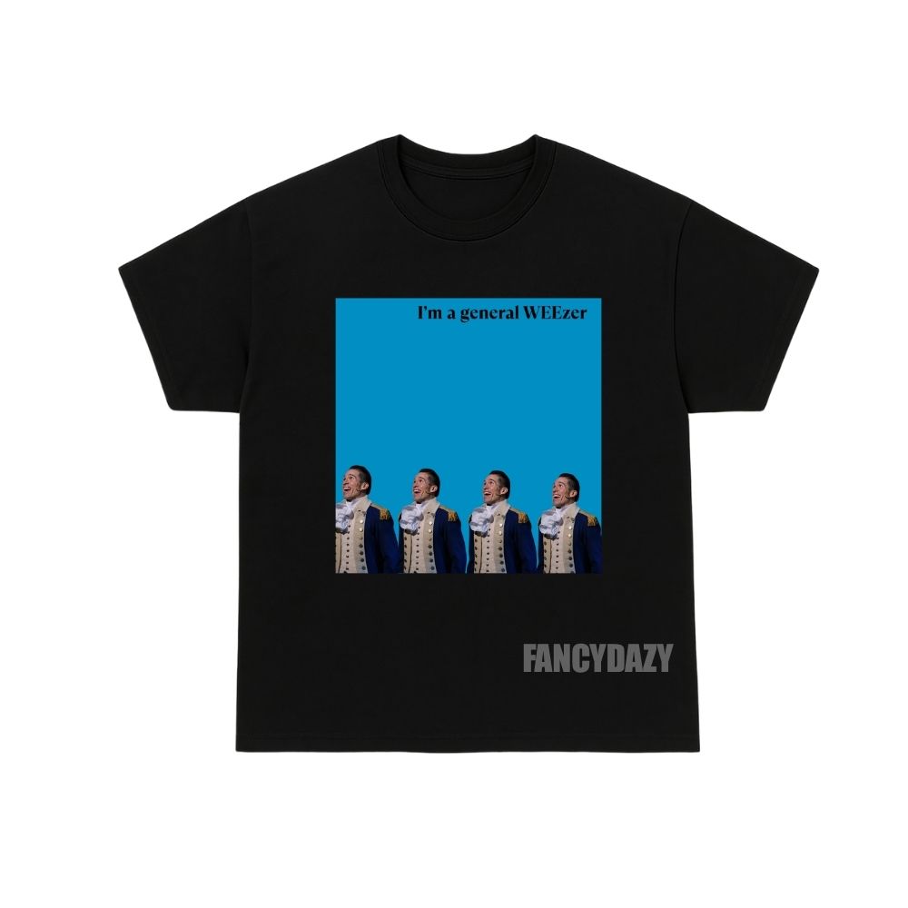 Hamilton Blue Album I’m a general WEEzer Shirt Hamilton Blue Album I’m a general WEEzer Shirt