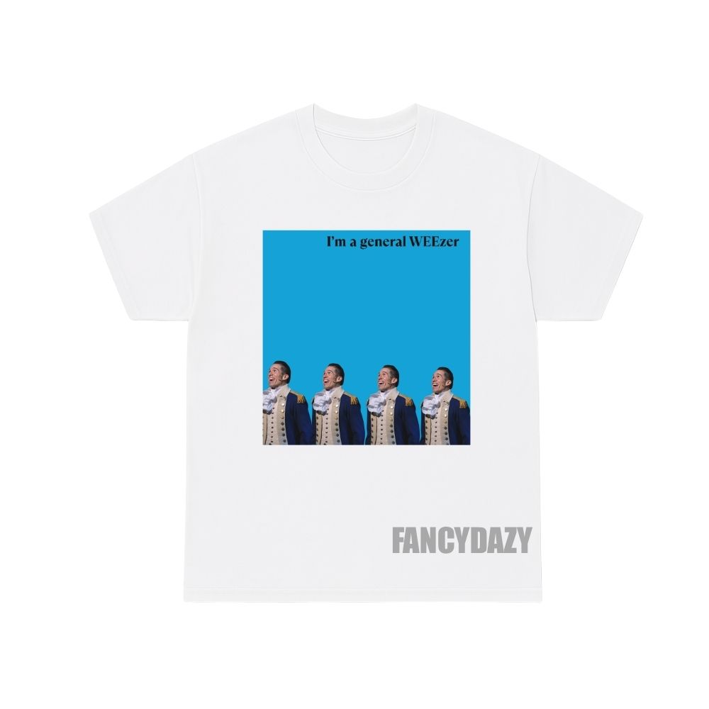 Hamilton Blue Album I’m a general WEEzer Shirt Hamilton Blue Album I’m a general WEEzer Shirt