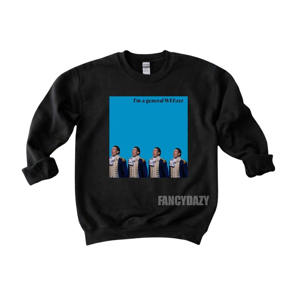 Hamilton Blue Album I’m a general WEEzer Shirt Hamilton Blue Album I’m a general WEEzer Shirt